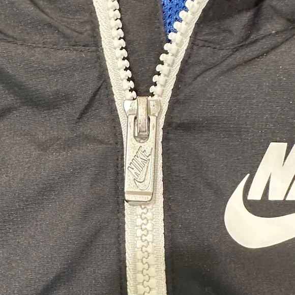 Nike Kids Blue and Black Raincoat - Picture 4 of 6